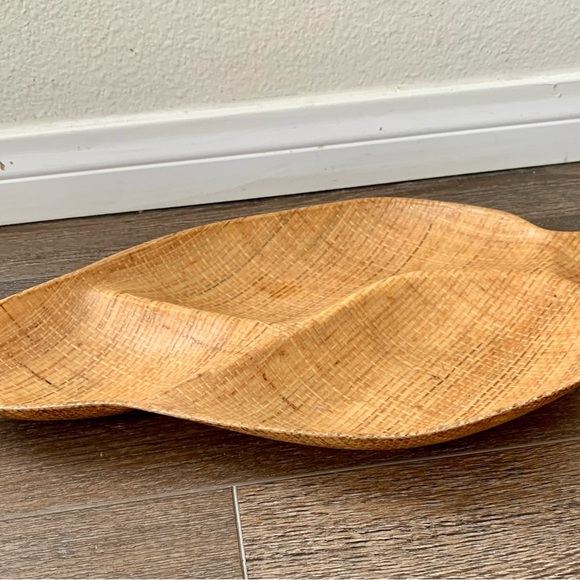 Vintage Grain ware Mid-century 3 Part Party Serving Try - Picture 9 of 10